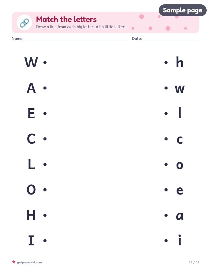 Reading Starter Pack, sample page 4